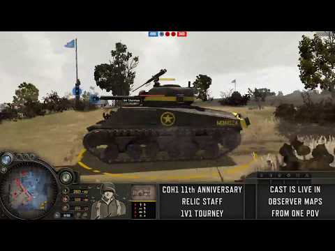 CoH1 11th anniversary Relic Staff 1v1 tourney - Four Relicans go at it!