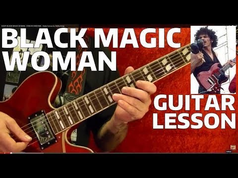 Black Magic Woman Solo by Santana - Guitar Lesson Video