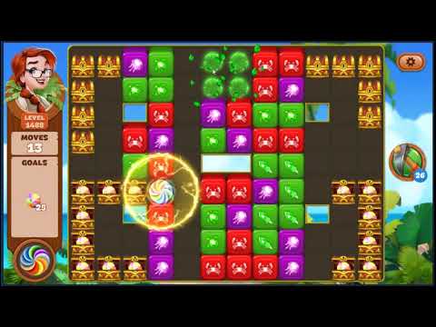 Lost Island Blast Adventure Level 1488 - NO BOOSTERS 🏝️ | SKILLGAMING ✔️