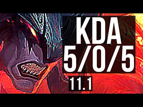 AATROX vs KLED (TOP) | 5/0/5, 800+ games | KR Diamond | v11.1