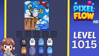 Pixel Flow Level 1015 Solution Walkthrough