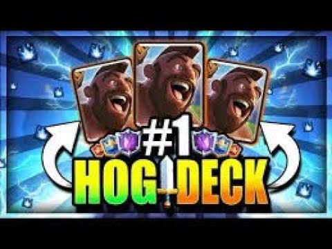 BEST HOG LADDER DECK!! | Clash Royale Ladder Pushing