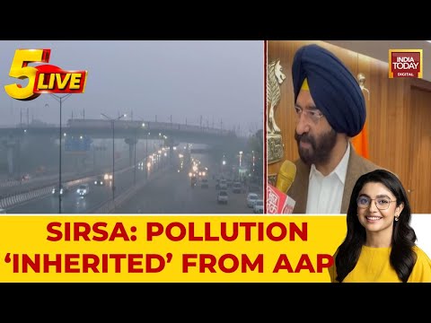 Delhi Environment Minister Manjinder Singh Sirsa Blames AAP For Pollution Crisis As AQI Remains Very