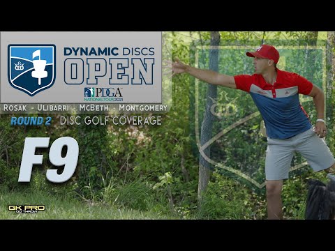 2021 Dynamic Disc Open | RD2 F9 | MPO3 | Rosak, Ulibarri, McBeth, Montgomery