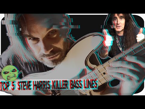 TOP 5 Amazing BASS LINES of STEVE HARRIS