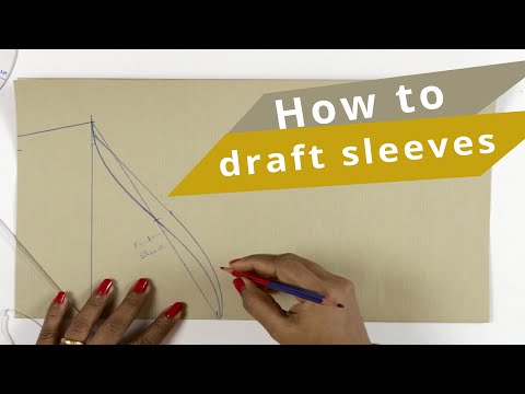 Lesson 3 -How to make basic sleeves pattern in an easy way / application of measurements