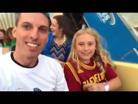 Girls terrified on boat ride