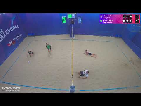 19:20 I. Romanenko / I. Skrynnik - D. Svyrydenko /V. Avramenko 27.06.2022 | Winners Beach Volleyball