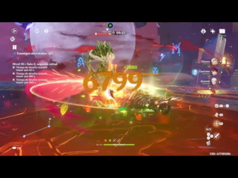 Genshin Impact - abismo 6.0 Piso 10