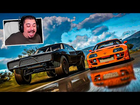 DEATH DRIVE ON THE HIGHWAY WITH THE FAST AND FURIOUS CARS - FORZA HORIZON 5 - GAMEPLAY
