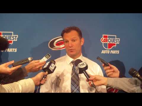 Carolina Hurricanes Kirk Muller after 6-3 win over Buffalo Sabres on 1 24 13