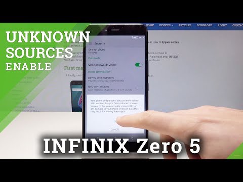 How to Allow Unknown Sources Applications on INFINIX Zero 5 - Installation from Unknown Sources
