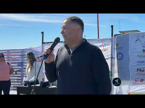 Palabras del subsecretario de Deportes de la Pampa, Ceferino Almudevar, en Adolfo Van Praet.-