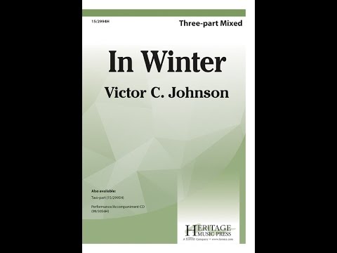 In Winter (Three-part Mixed) - Victor C. Johnson