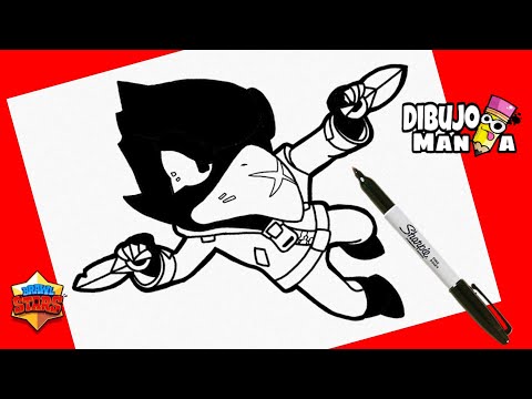 COMO DIBUJAR A CROW | BRAWL STARS | how to draw crow