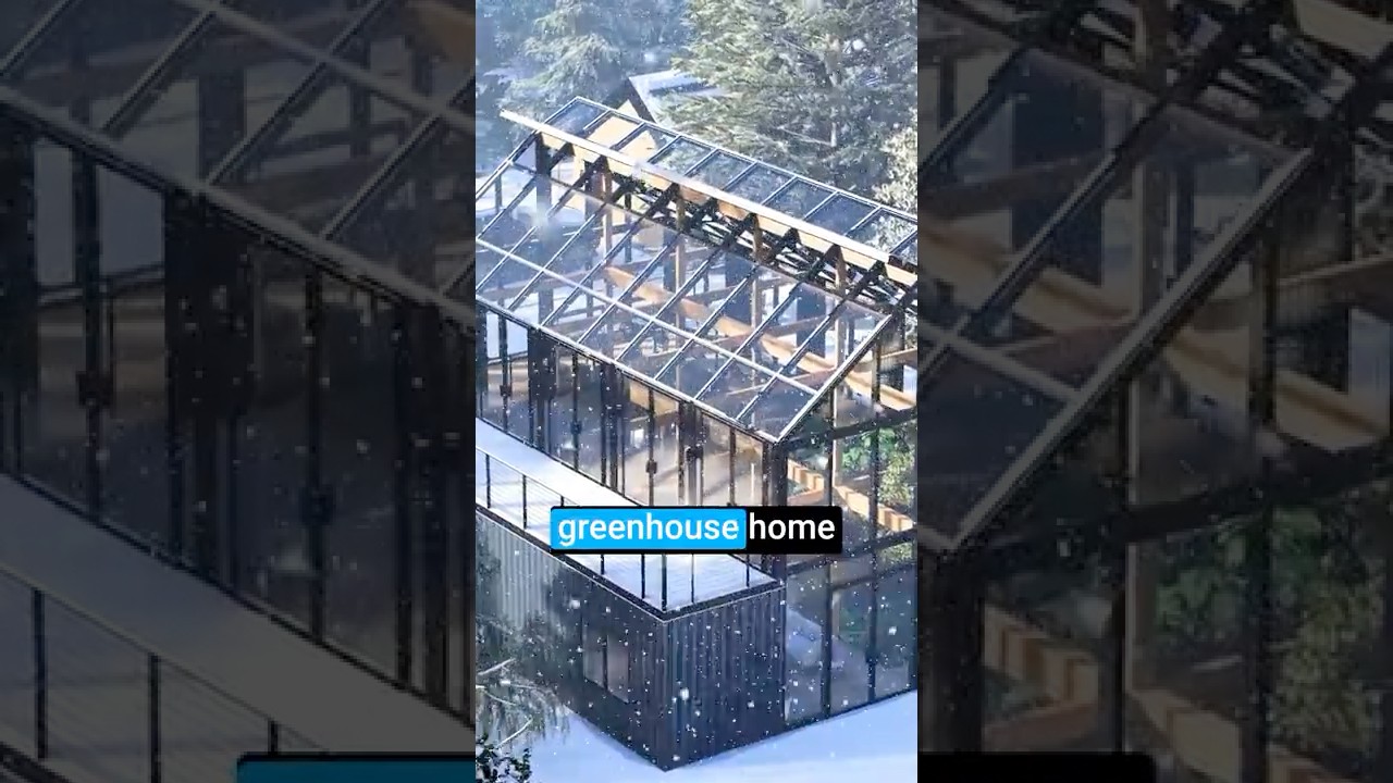 How Could We Design a Greenhouse Home Using Shipping Containers? #homedesign #greenhouse