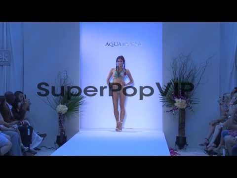 Models walking the runway at  Aqua Di Lara - Mercedes-Ben...