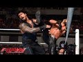 Roman Reigns vs. Seth Rollins: Raw, Sept. 15, 2014 ...