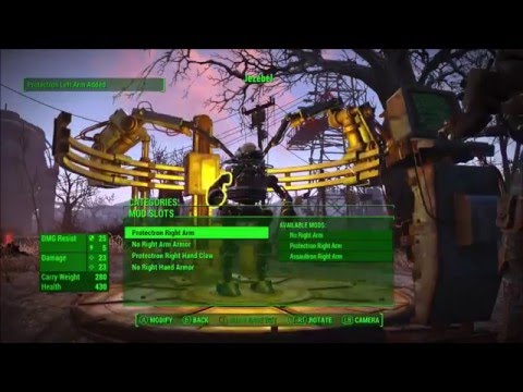 Fallout 4 Automatron DLC  -  Building Jezebel a Body.