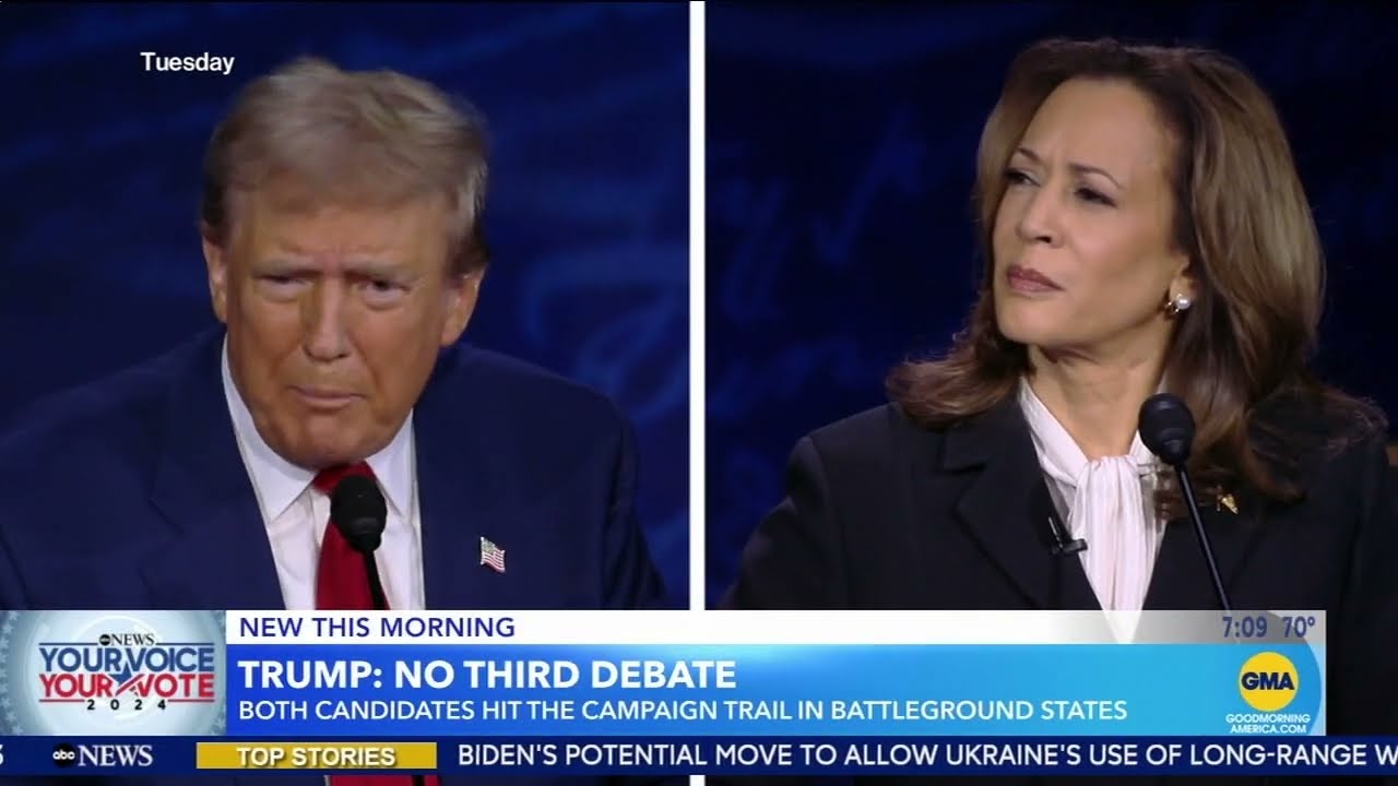 Trump says he won't participate in any more debates before the 2024 election