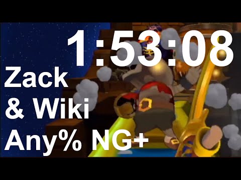 [Former WR] Zack & Wiki any% NG+ speedrun 1:53:08