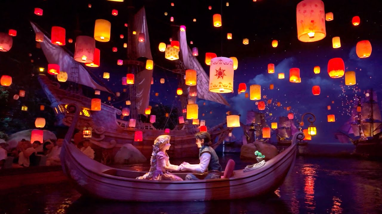 4K高感度！ディズニーシーに新しくできたラプンツェルの世界をめぐるライド型アトラクション　「ラプンツェルのランタンフェスティバル」