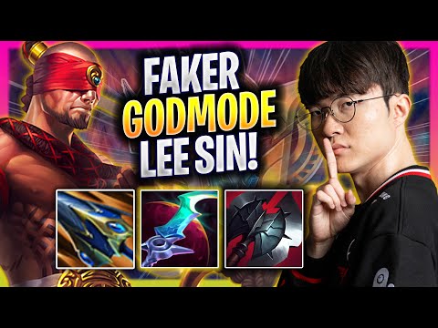 FAKER LITERALLY GOD MODE WITH LEE SIN! - T1 Faker Plays Lee Sin JUNGLE vs Graves! | Season 2025