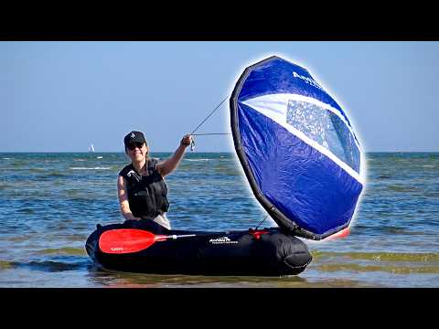 SEGELN mit Packraft?! Das Anfibio Air Sail am ultraleichten Packraft Anfibio Nano RTC