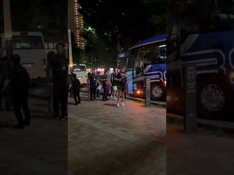 経営学科 All Blacks arrived at hotel in Japan(1) ラグビーのオールブラックスが三井ガーデンホテル柏の葉に到着#allblacks #AllBlacks #オールブラックス