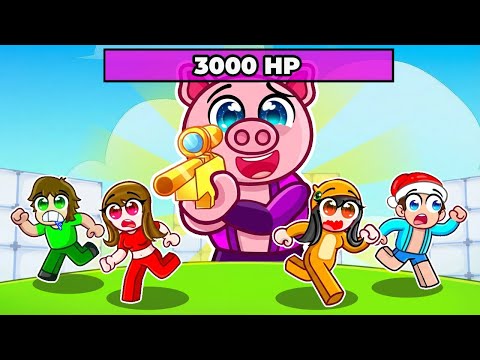 Roblox Rivals, ale mám 3000 ŽIVOTŮ proti KAMARÁDŮM!