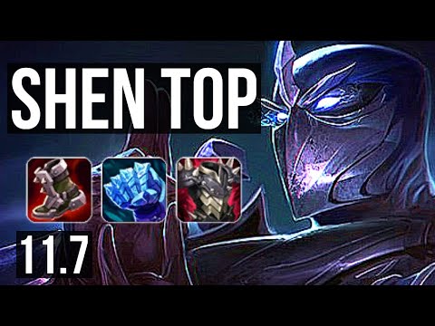 SHEN vs GANGPLANK (TOP) | 2.7M mastery, 9/2/15, 1000+ games, Godlike | KR Master | v11.7