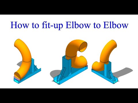 FIT UP AND INSPECTION OF ELBOWS OF ANY DEGREE WITH TWO RIGHT ANGLES