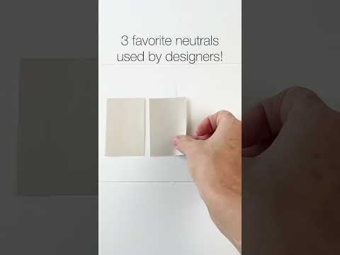 3 favorite neutral paint colors: SW Natural Linen, SW Accessible Beige, SW Shoji White #paintcolor