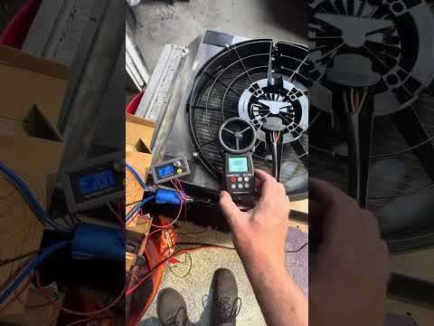 SPAL brushless 16” cooling fan test 30107101