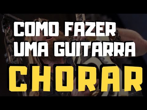 Como Fazer uma guitarra CHORAR - Zakk Wylde Farewell Ballad Cover - Vítor Lucena