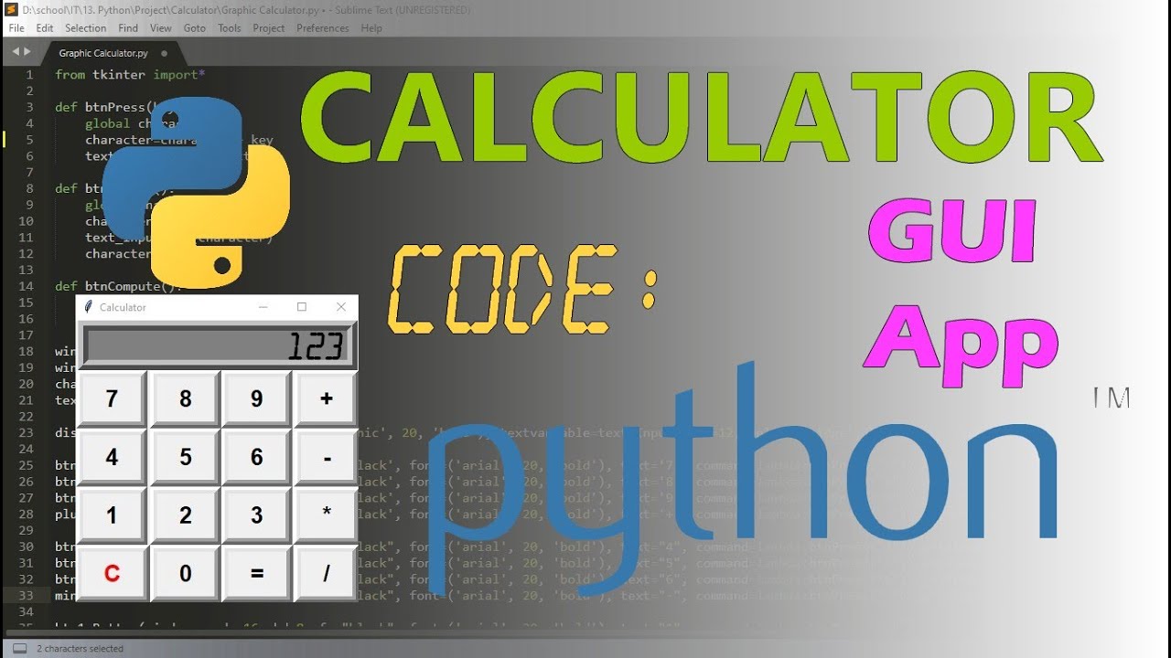Calculator App in Python | Beginners