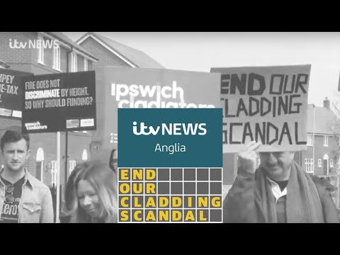 Ipswich: Day of Developers Protests - ITV Anglia News - 05/06/21