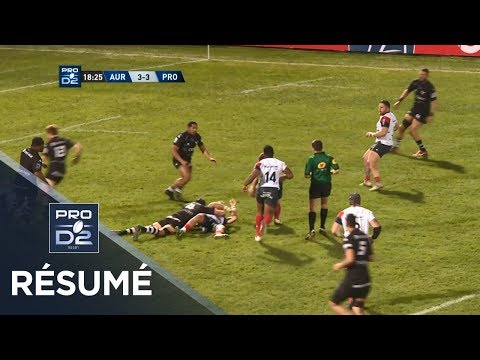 PRO D2 - Résumé Aurillac-Provence Rugby: 36-10 - J25 - Saison 2018/2019