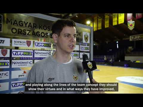 2023.01.21. Vasas Akadémia - Sopron Basket, beharangozó