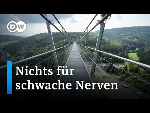 Deutschlands längste Fußgänger-Hängebrücke | DW Nachrichten