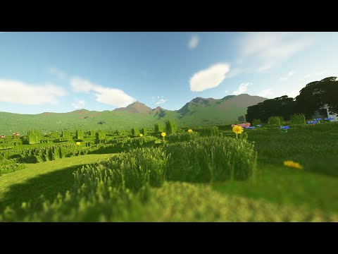 Minecraft Realistic Terrain Generation + NoCubes Mod Looks Incredible