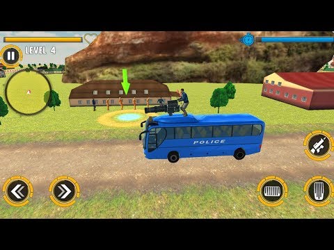 Police Bus Shooting - Police Plane Prison Transport (Machine Dreams Inc) | Android Gameplay HD