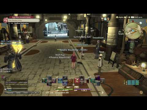 FINAL FANTASY XIV SOLO PLAYTHROUGH #114: GOLDSMITH LEVEL 30 GRIND & CLASS QUEST