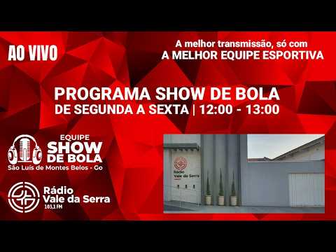 Equipe Show de Bola Rádio Vale da Serra 103,1 Fm  Quinta feira 26/02/2026