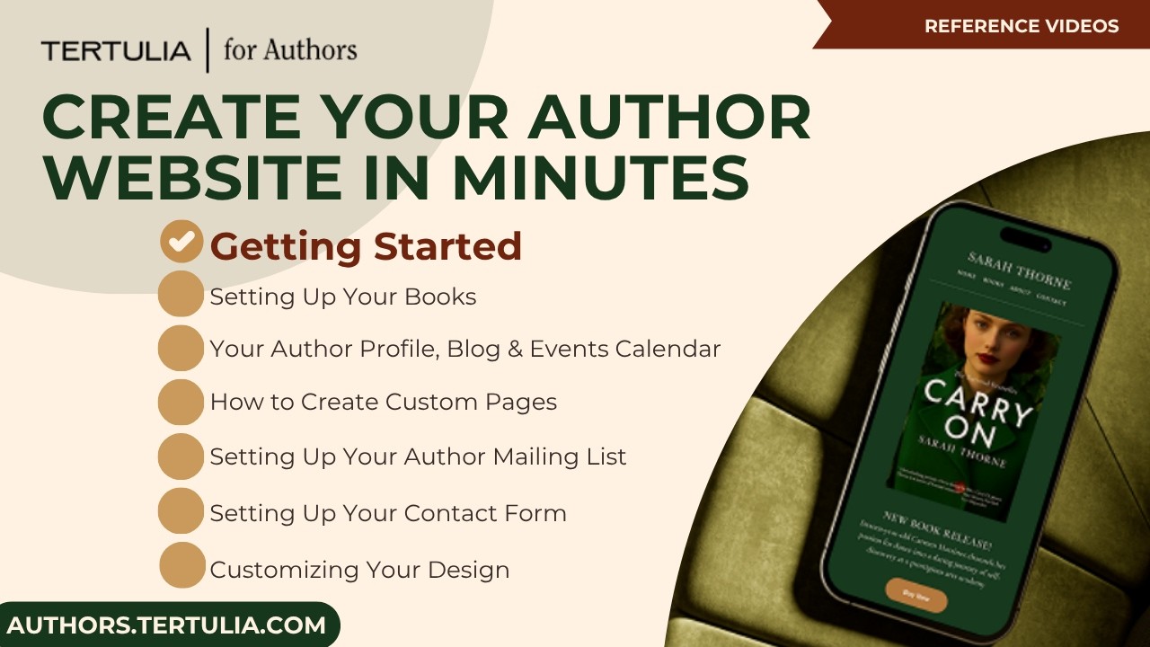 Building Your Author Website in Minutes 📚 Quickstart Guide