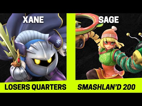 SmashLAN'd 200 Singles Losers Quarters - xane (Meta Knight) vs Sage (Min Min) - SSBU Tournament