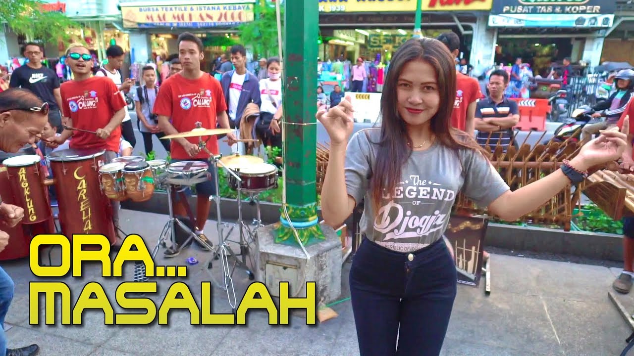 ORA MASALAH - Lagu Enak versi Angklung Carehal Jogja (Angklung Malioboro) Dangdut Koplo