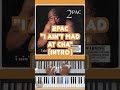 2Pac "I Ain't Mad At Cha" INTRO x ScottBluth Piano Practice