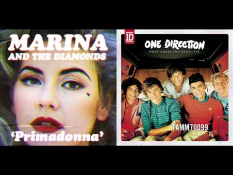 One Direction vs. Marina and the Diamonds - What Makes You Beautiful vs. Primadonna (Mashup Mix)