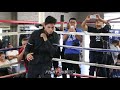 RYAN GARCIA SHOWING FLASHES, INSANE SPEED, AND NEW MOVES IN WORKOUT